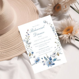 フローラリハーサル前に何か青 招待状