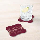 フローラリハーサル素朴ディナー前の夜 ペーパーコースター (インサイチュ)