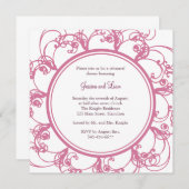 フローラリハーファンシーサルディナー招待状 招待状 (正面/裏面)