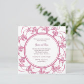 フローラリハーファンシーサルディナー招待状 招待状 (スタンド正面)