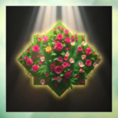 フローラリビングウォールデジタルアート ウィンドウサイン (シート3)