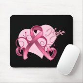フローラリボン希望 – 乳がん マウスパッド (マウス)