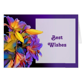 フローラリリー結婚ズおめでとうカード