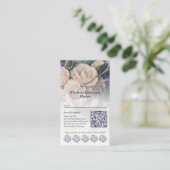 フローラリワードカスタマイズ可能なフローリストロイヤリティカード ロイヤリティカード (スタンド正面)