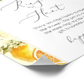 フローラリング狩りブライダルシャワーゲーム ポスター (角)