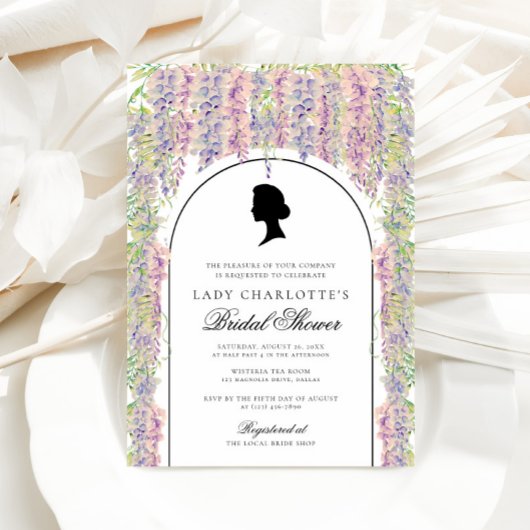 フローラリージェンシーエレガントブライダルシャワー 招待状