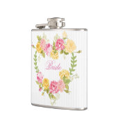 フローラリースとモノグラム フラスク (左)