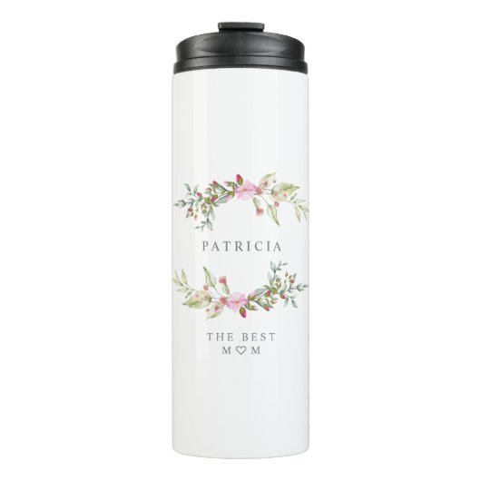 フローラリースのガーランドインピンクトーン(Mohter) タンブラー (正面)