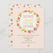 フローラリースの移動告知 案内状 (正面/裏面)