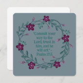 フローラリースの空白の特別な機会 (正面/裏面)