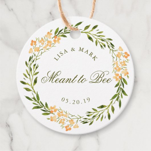 フローラリースはハチミツの丸結婚を狙った フェイバータグ (正面)