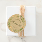 フローラリースはビーズクラフト結婚ラウンドを意図した フェイバータグ (インサイチュ)