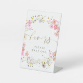 フローラリースはペデスタル徴候を好む 台座サイン (正面)