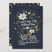 フローラリースは僕の花嫁の世話結婚になる 招待状 (正面/裏面)