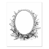 フローラリースアンティークフレームラバーアートスタンプ ラバースタンプ (インプリント)