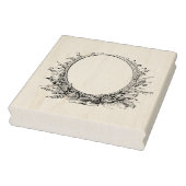 フローラリースアンティークフレームラバーアートスタンプ ラバースタンプ (スタンプ)