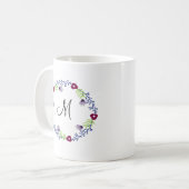 フローラリースイニシャルコーヒーマグ コーヒーマグカップ (正面左)
