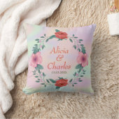 フローラリースオンホログラム クッション (ブランケット)