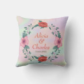 フローラリースオンホログラム クッション (裏面)