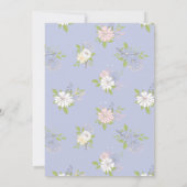 フローラリースカウガールベビーシャワー招待状 招待状 (裏面)