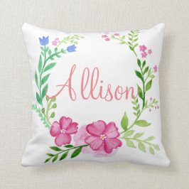 フローラリースカスタム クッション