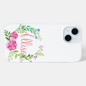 フローラリースカスタム Case-Mate iPhoneケース (裏面 (横))