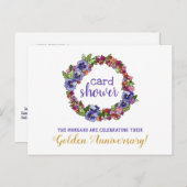 フローラリースカードシャワーゴールデンアニバーサリー ポストカード (正面/裏面)