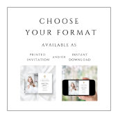 フローラリースクロスフォトガールファースト聖餐式 招待状