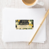 フローラリースシャルボードベビーシャワーラベル ラベル (インサイチュ)