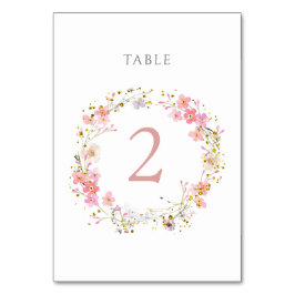 フローラリースデザイン表番号記号 テーブルナンバー