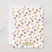 フローラリースハウスウォーミング招待状 招待状 (裏面)