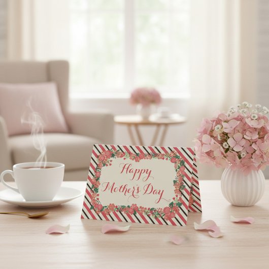 フローラリースハッピーマザーズデイ カード