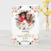 フローラリースハッピーマザーズ カード (黄色い花)