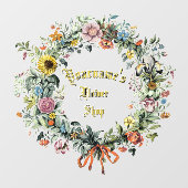 フローラリースフラワーショップテンプレート ウィンドウサイン (シート)