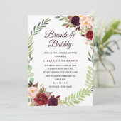 フローラリースブランチ&バブリーブライダルシャワー 招待状 (スタンド正面)