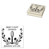 フローラリースベーカリーウィスク&カップケーキスタンプ ラバースタンプ (押印)