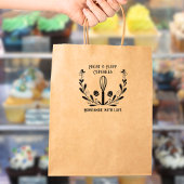 フローラリースベーカリーウィスク&カップケーキスタンプ ラバースタンプ