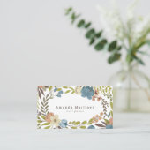 フローラリースホワイト名刺 名刺 (スタンド正面)