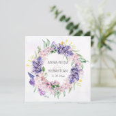 *~*フローラリースボホQR RSVP AR12結婚s 招待状 (スタンド正面)