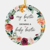 フローラリースマイベスティー成長しているベビーベスティー セラミックオーナメント (正面)