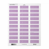 フローラリースラベモダンンイニシャル結婚ズ ラベル (フルシート)