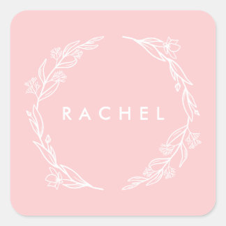 フローラリースラベル スクエアシール