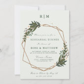 フローラリースリハーサル夕食の招待 招待状 (正面)