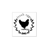 フローラリース卵エレガント切手 ラバースタンプ (インプリント)