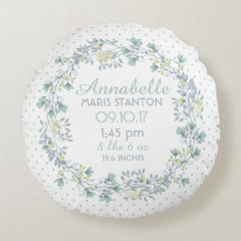 フローラリース子供部屋記念 ラウンドクッション