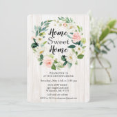 フローラリース引っ越し祝いパーティー招待状 招待状 (スタンド正面)