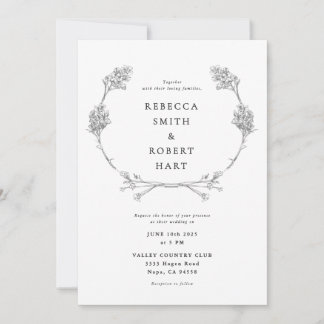 フローラリース招待状02 招待状