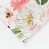 フローラリース最高の写真母なる母の日 フリースブランケット (角)