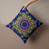 フローラリース枕インネイビーブルー クッション