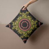 フローラリース枕インブラック クッション